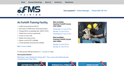 Desktop Screenshot of fmstraining.com.au